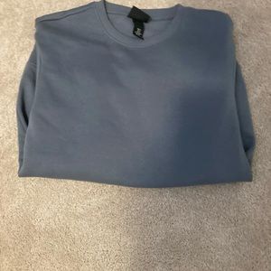 Small navy crew neck